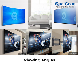 viewing angles of TV mounts