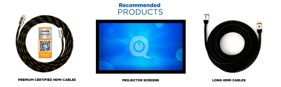 QualGear® pro-AV Projector Mount w/1.5 NPT, Black, Model #QG-PRO-PM-50-B