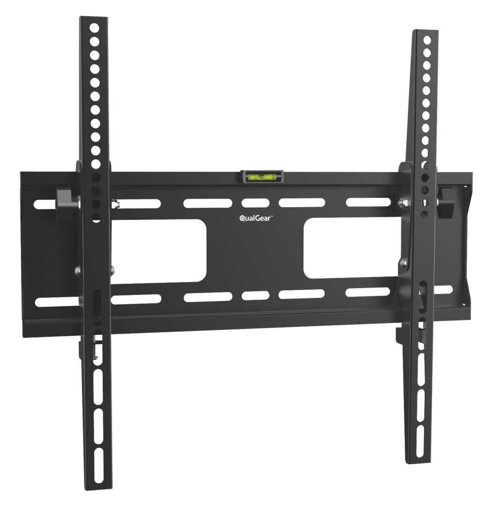 QualGear QG-TM-T-015 Universal Low Profile Tilting TV Wall Mount for 32-55 Inches LED TV, Black