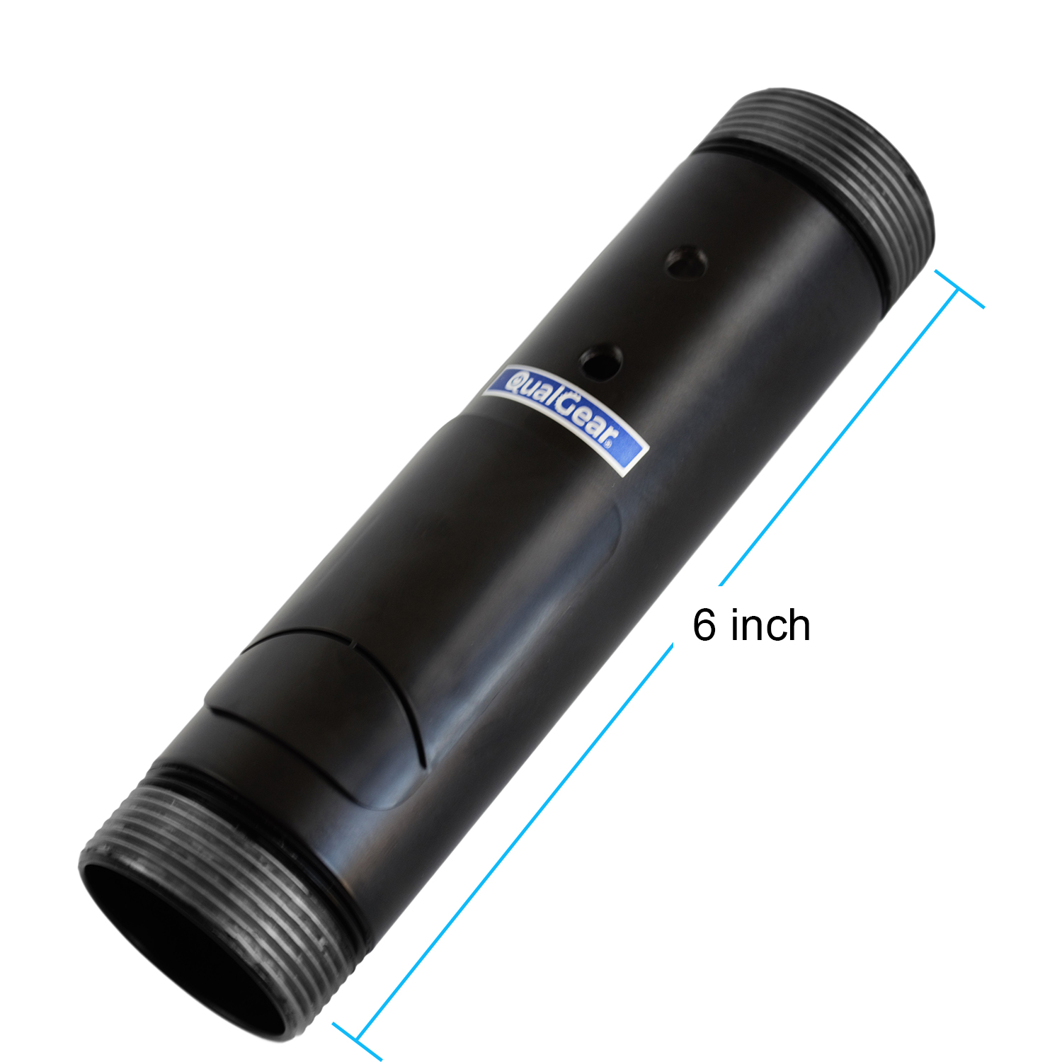 QualGear® QGPROPM6INB ProAV 1.5 Inch Npt Threaded Pipe, 6 Inch