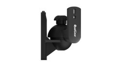 QualGear QG-SB-002-BLK UL Listed Universal Speaker Wall Mount for Most Speakers up to 3.5kg/7.7lbs, Black