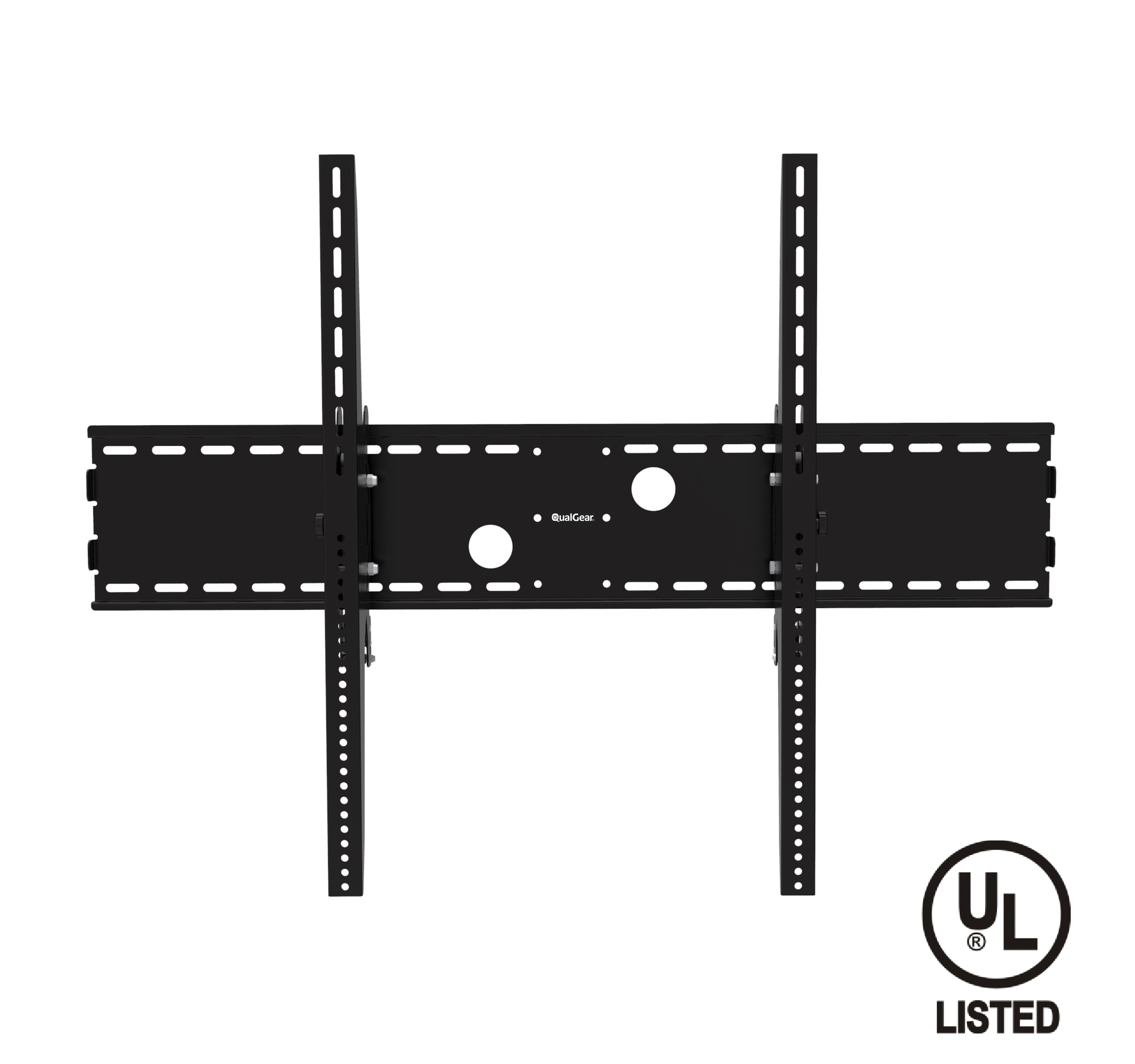 QualGear Heavy Duty Tilting TV Wall Mount For 60-100 Inch Flat Panel and Curved TVs, Black (QG-TM-091-BLK) [UL Listed]