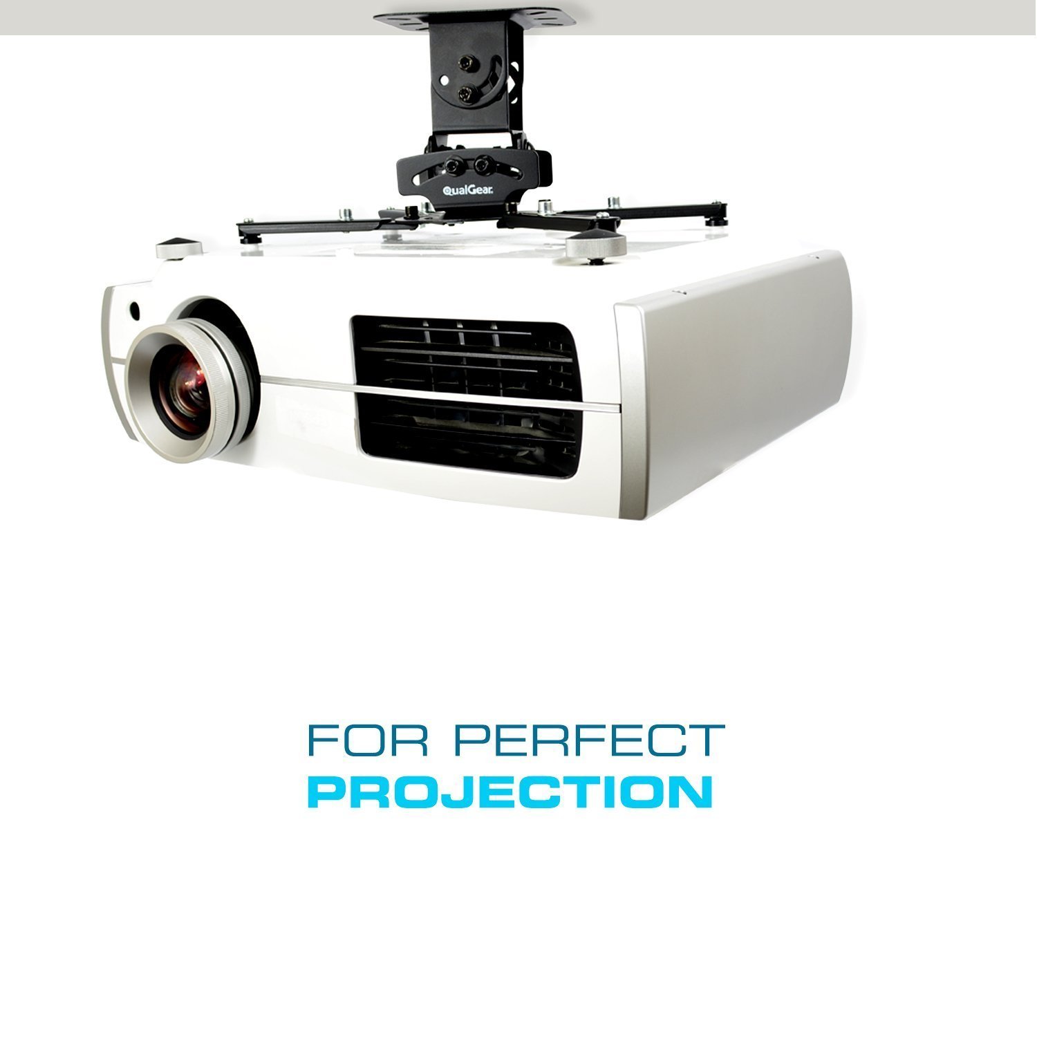 QualGear PRB-717-BLK Universal Ceiling Mount Projector Accessory