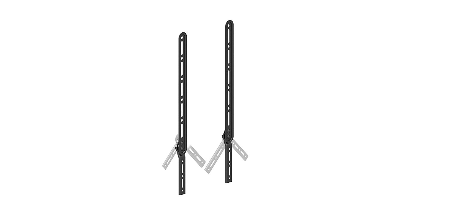 QualGear Durable Universal Sound Bar Bracket for Sound Bars upto 15kg/33lbs, Black (QG-SB-001-BLK)