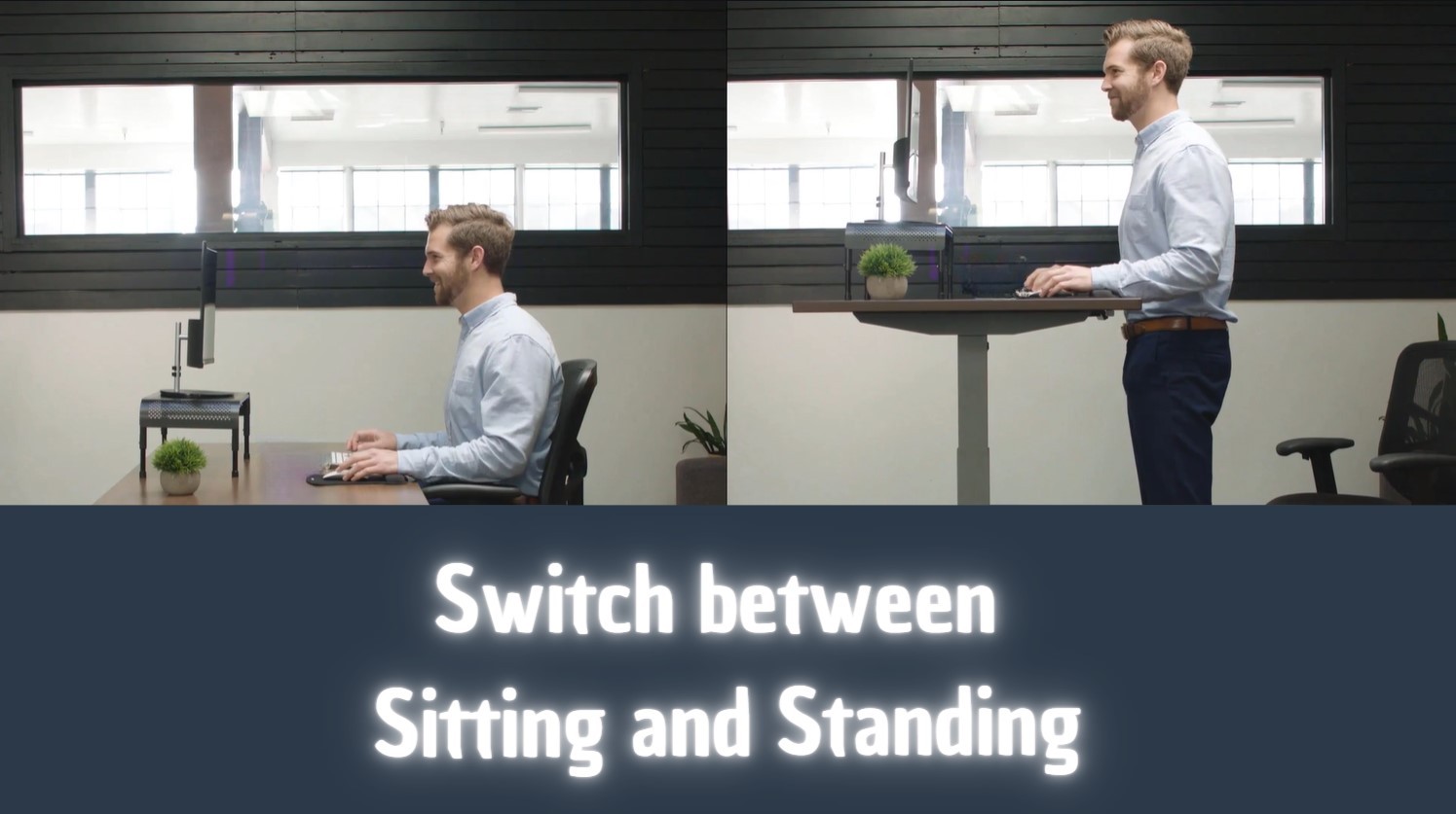 QualGear Smart Standing Desk